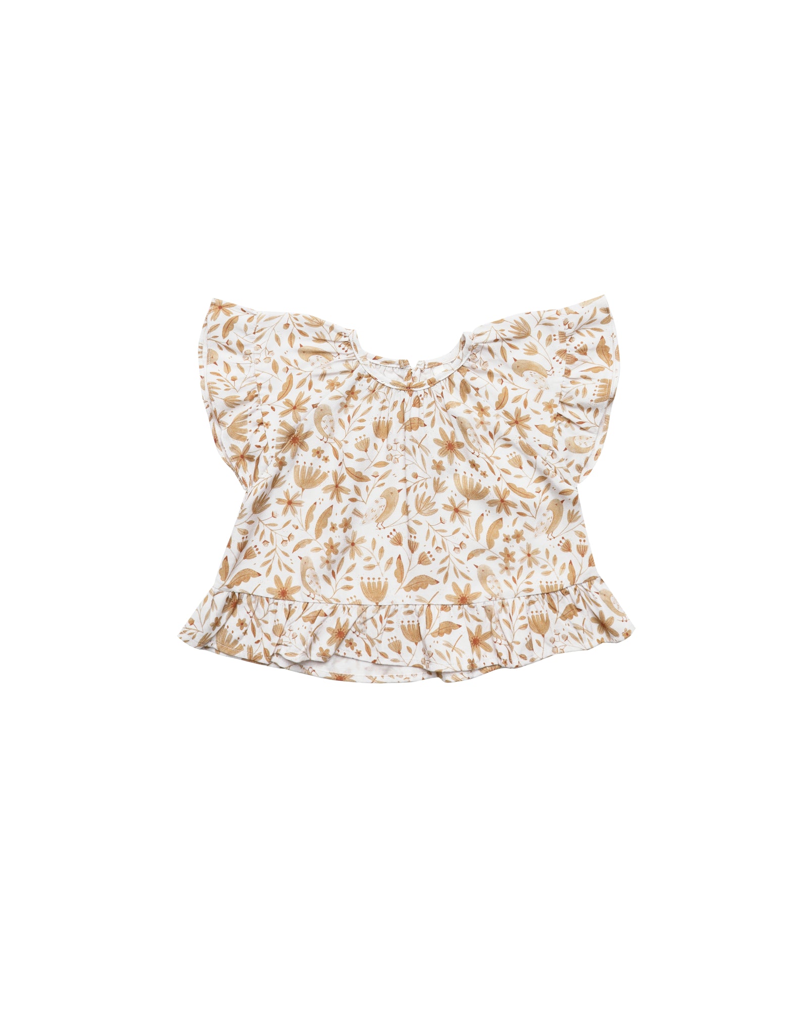 RYLEE + CRU BUTTERFLY TOP / GARDEN BIRDS