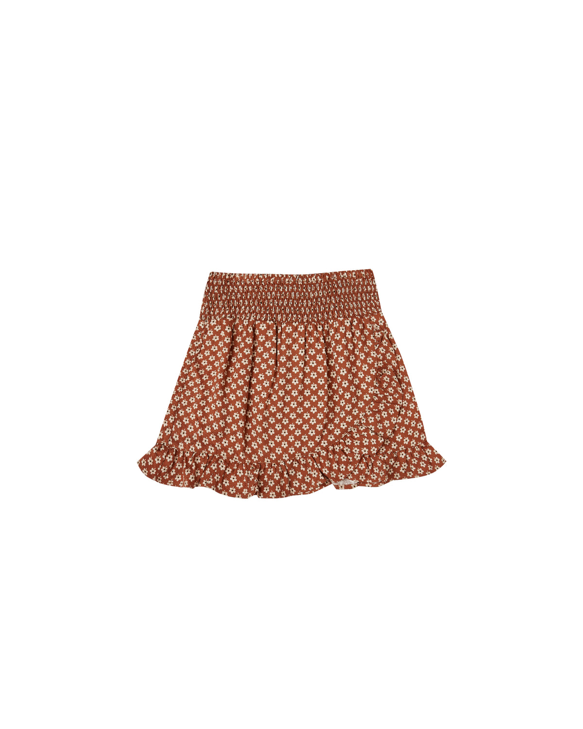 RYLEE + CRU WRAP RUFFLE SKIRT / FLOWER POWER