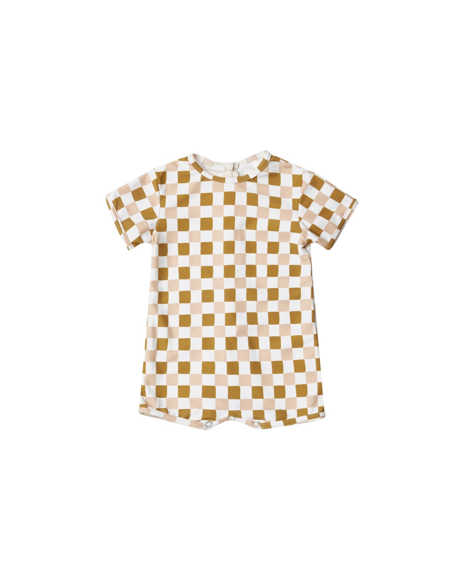 RYLEE + CRU SHORTY ONE-PIECE / RETRO CHECK