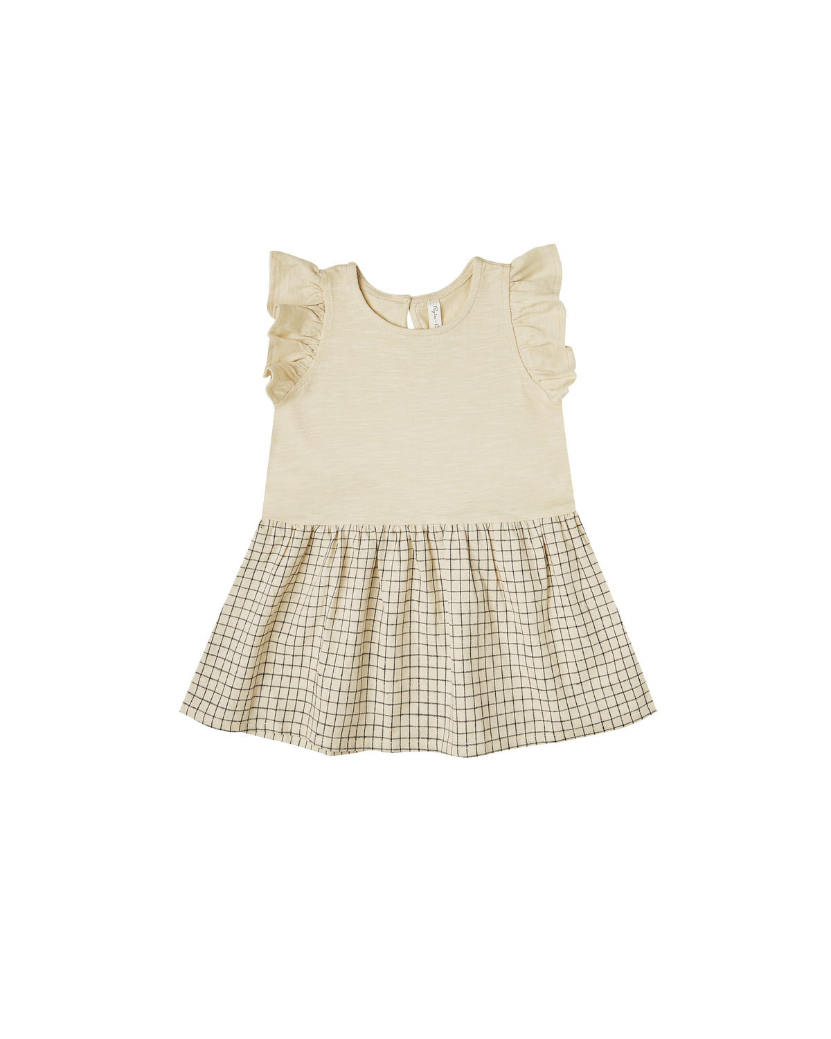 RYLEE + CRU COURY DRESS / GRID BUTTER