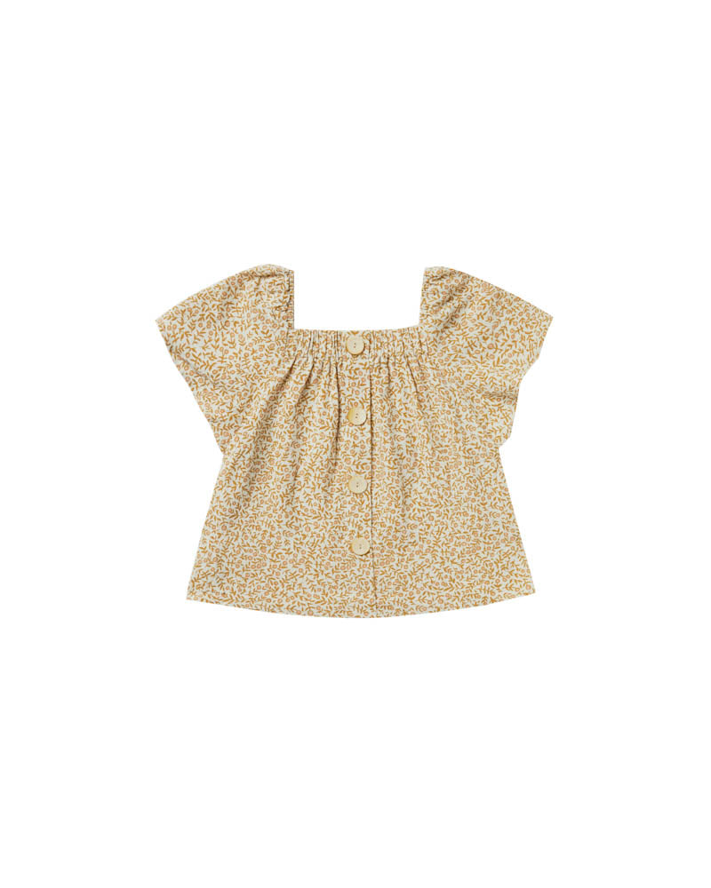 RYLEE + CRU LEAH TOP / MARIGOLD