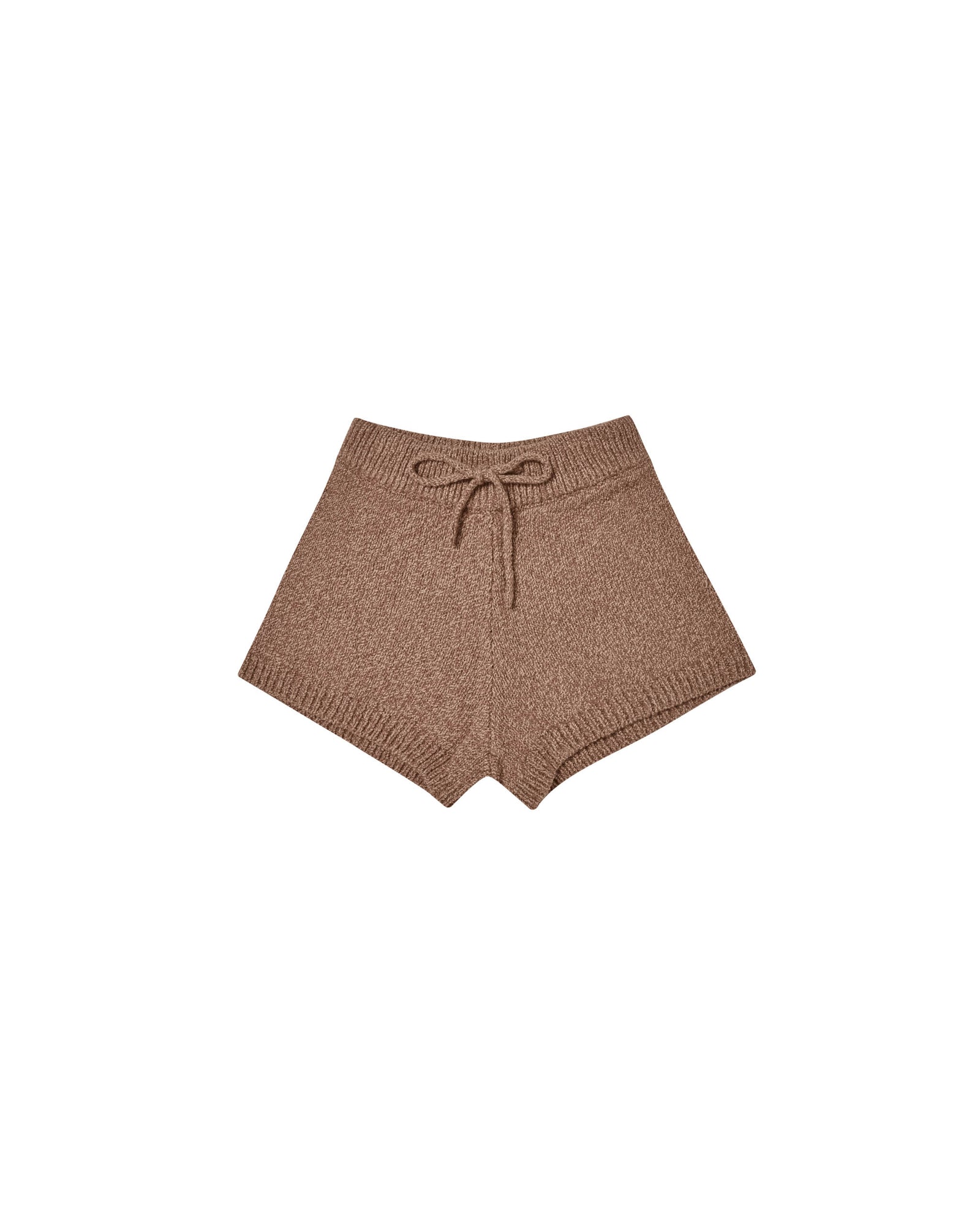 RYLEE + CRU KNIT SHORTS / HEATHERED MOCHA