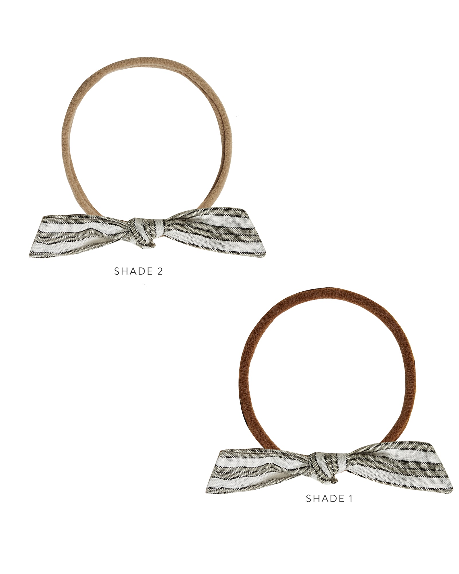 RYLEE + CRU LITTLE KNOT HEADBAND / RAILROAD STRIPE