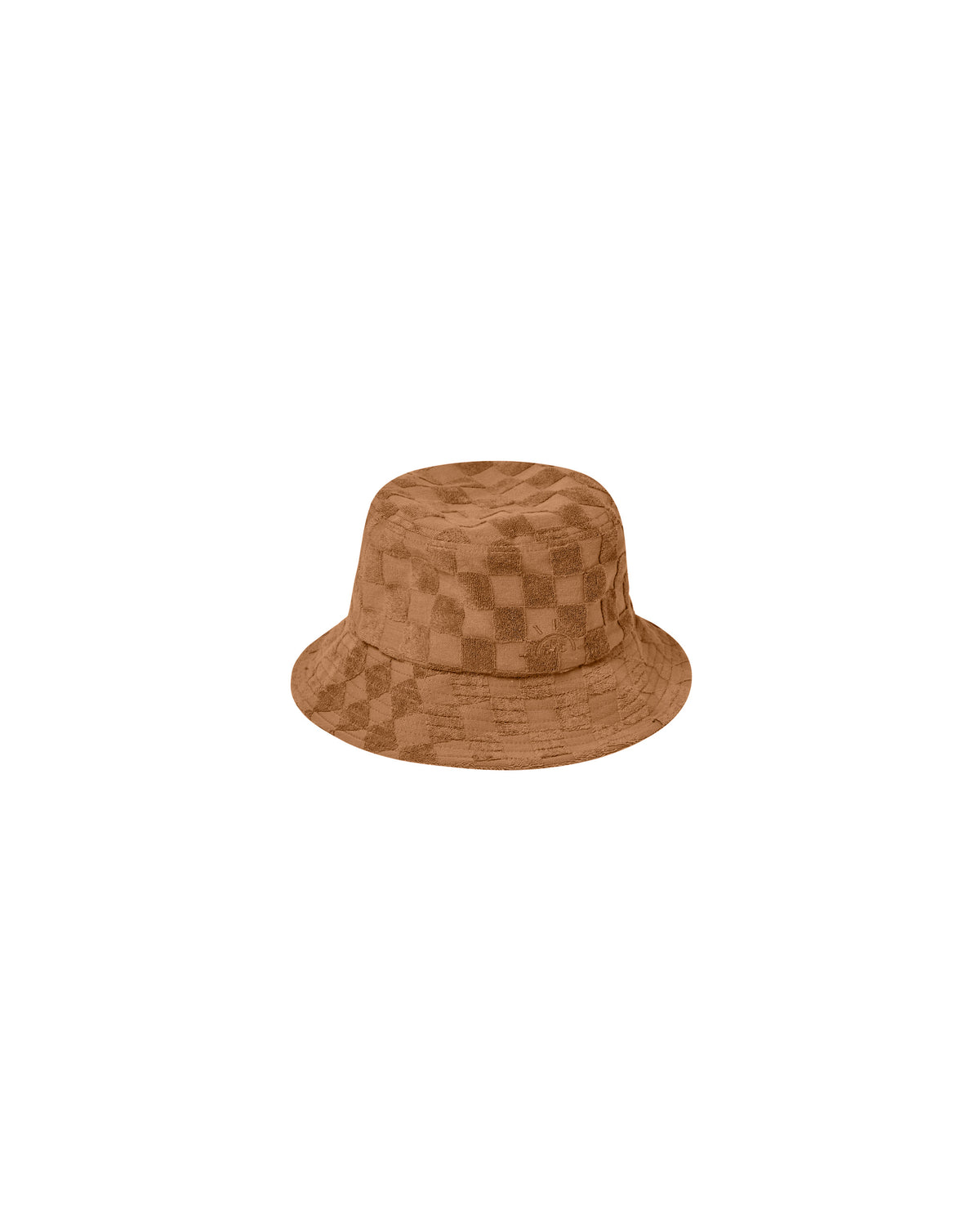 RYLEE + CRU WOMEN&#39;S TERRY BUCKET HAT / CAMEL CHECK