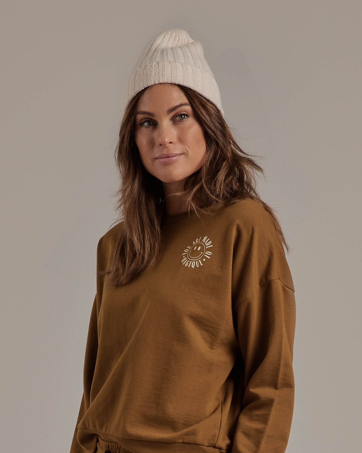 RYLEE + CRU WOMEN&#39;S BEANIE / NATURAL