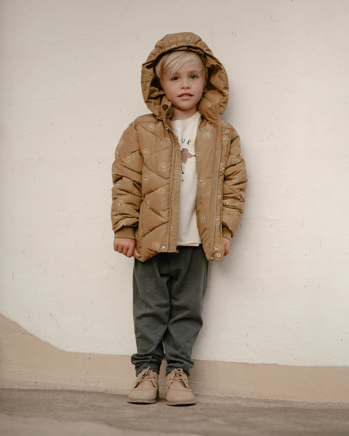 RYLEE + CRU PUFFER JACKET / SMILEY