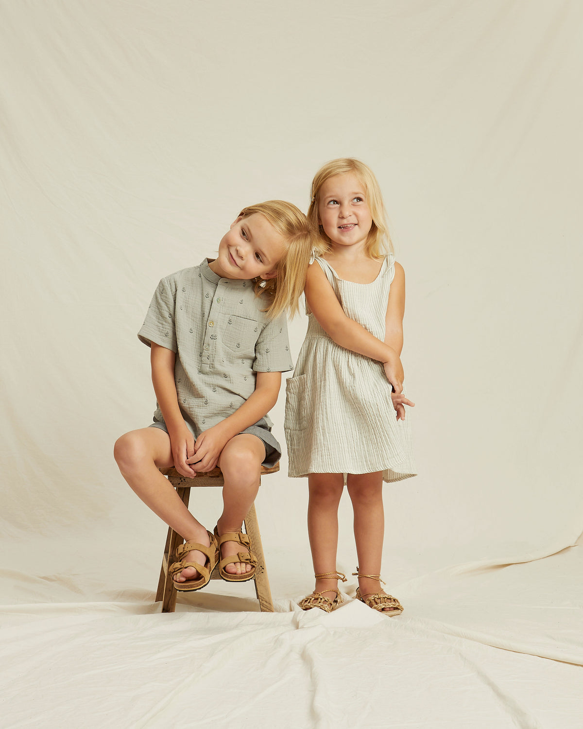 RYLEE + CRU MASON SHIRT / ANCHORS