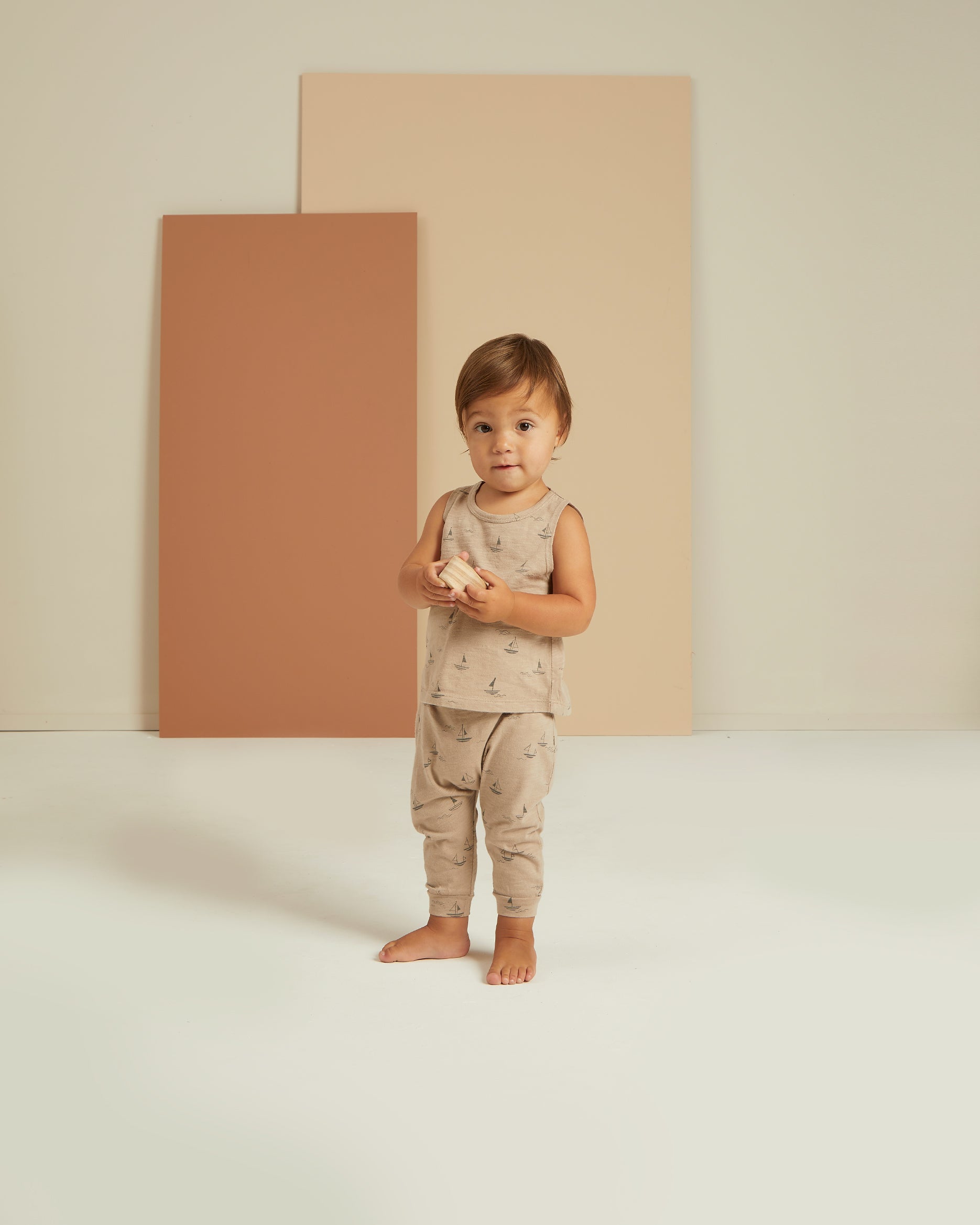 RYLEE + CRU SLOUCH PANT / SAILBOATS