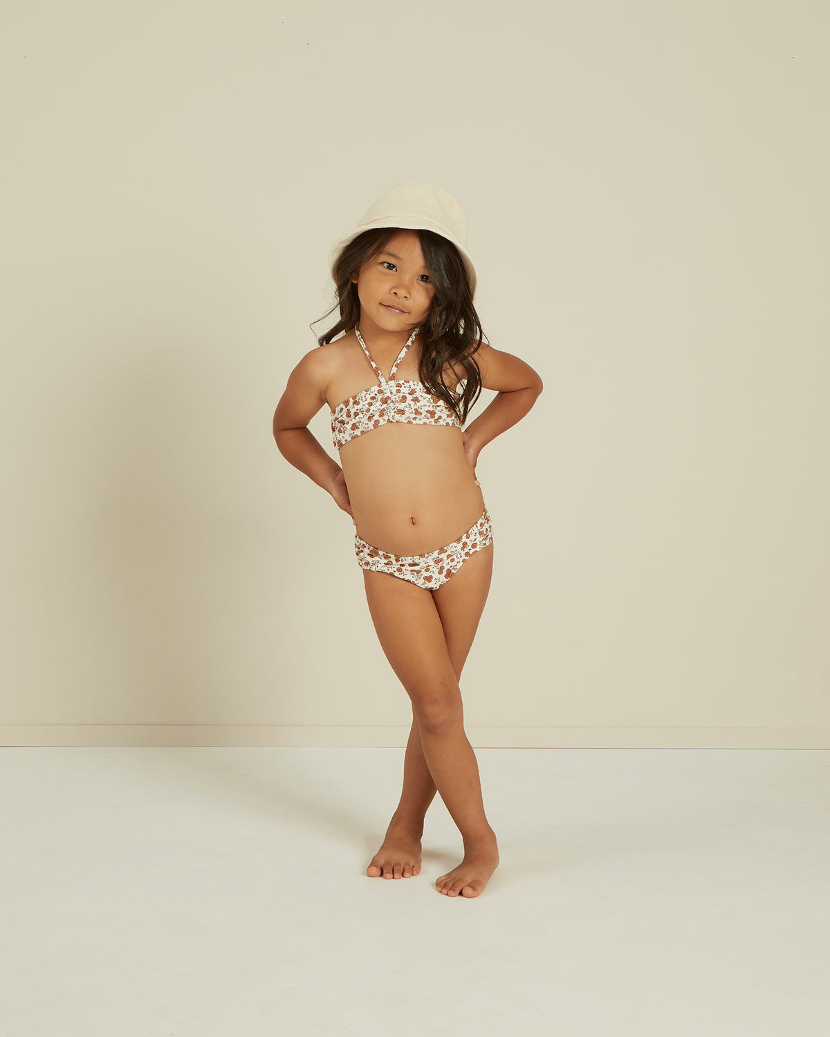 RYLEE + CRU HALTER BIKINI / GARDEN