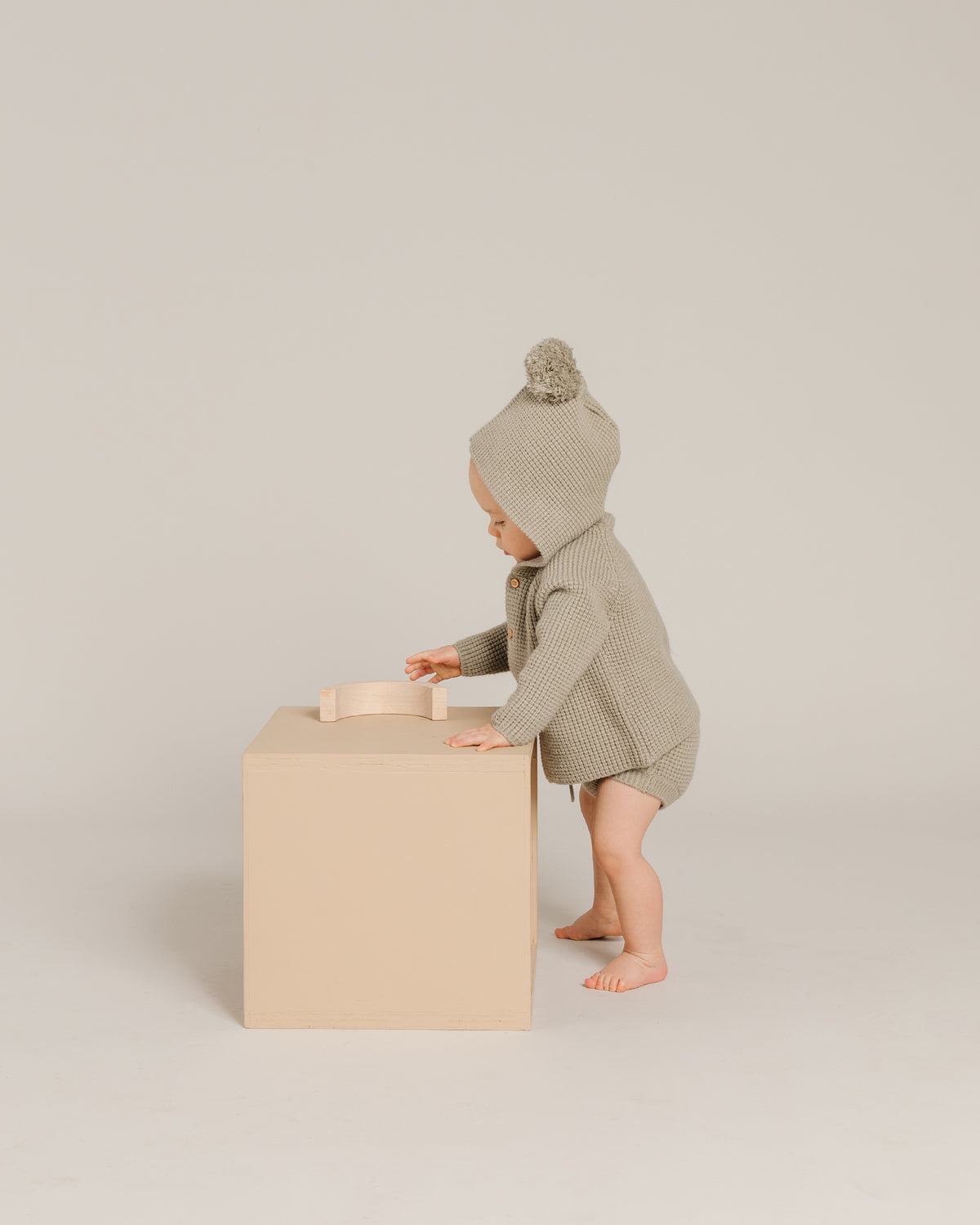 RYLEE + CRU KNIT BLOOMER / BLUE FOG