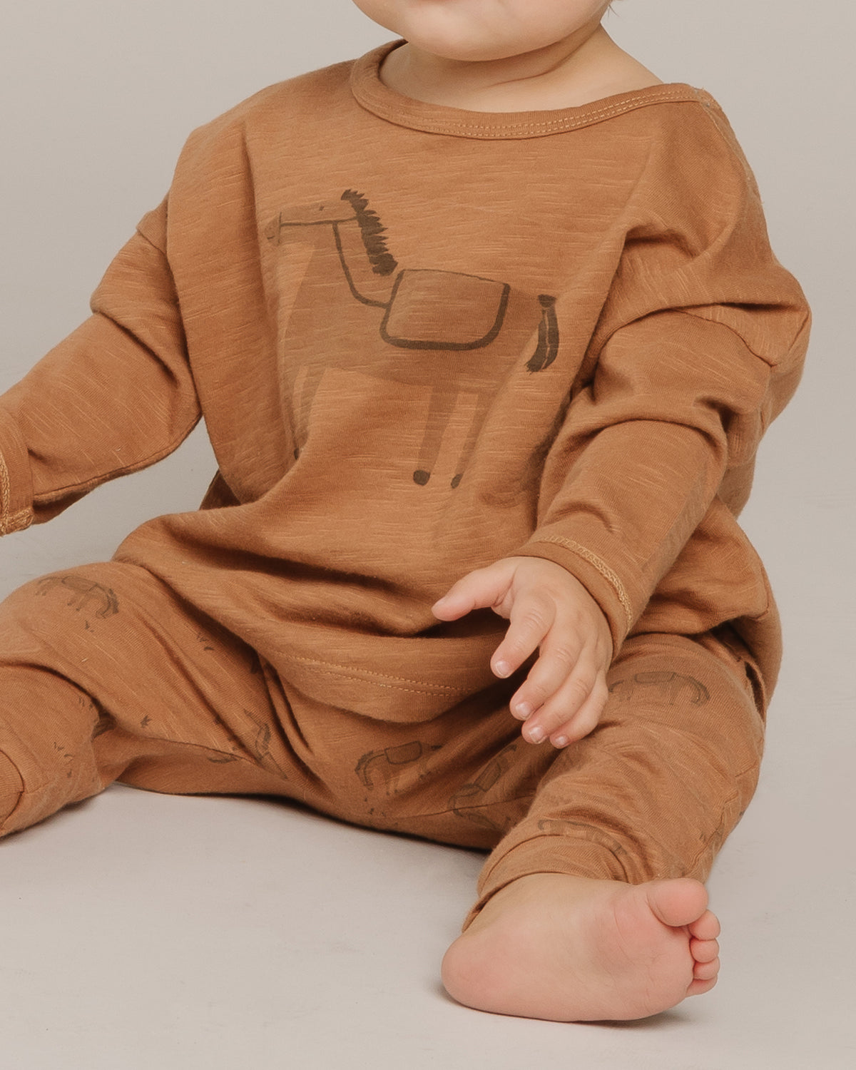 RYLEE + CRU LONGSLEEVE TEE / HORSE