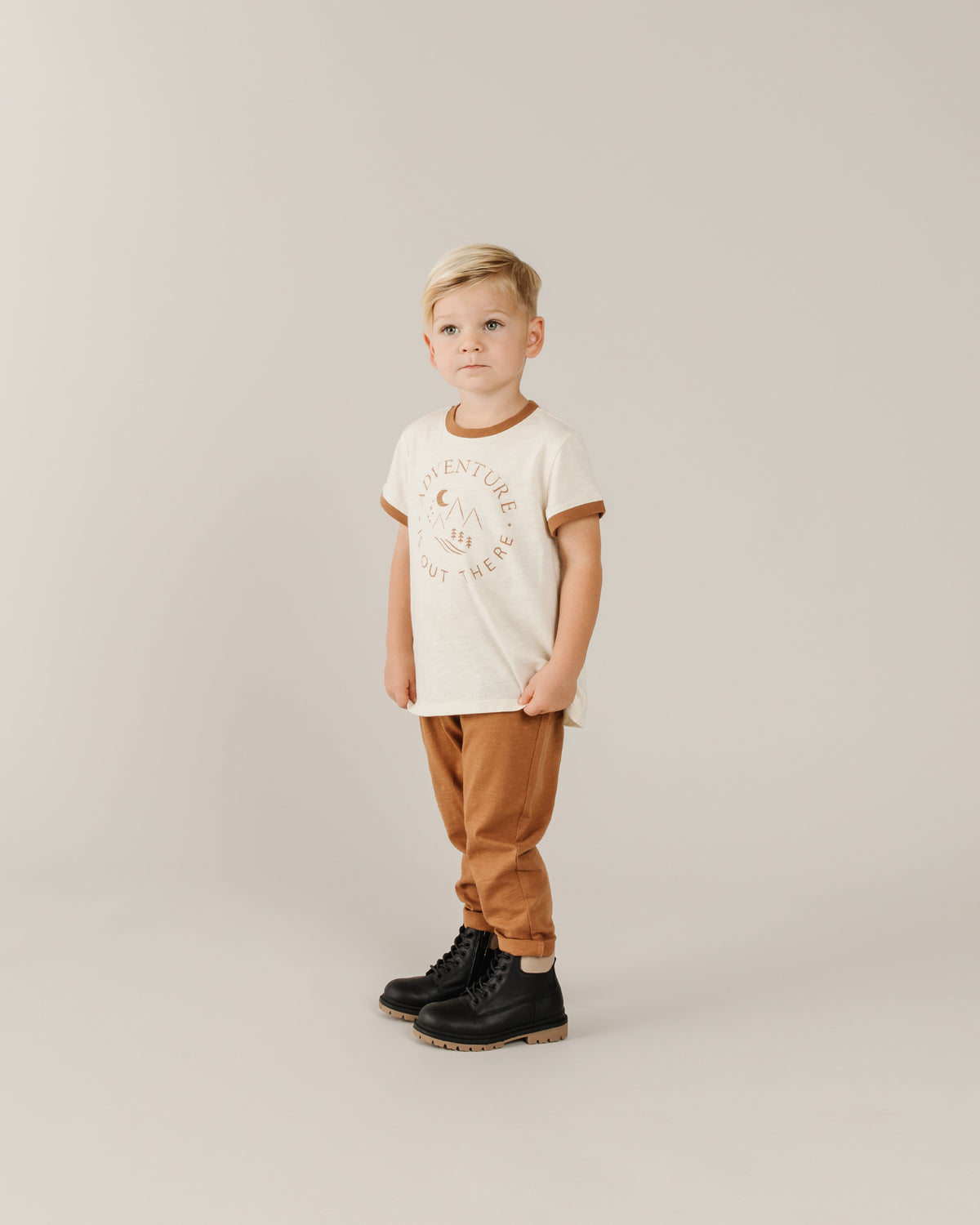 RYLEE + CRU RINGER TEE / ADVENTURE IS OUT THERE