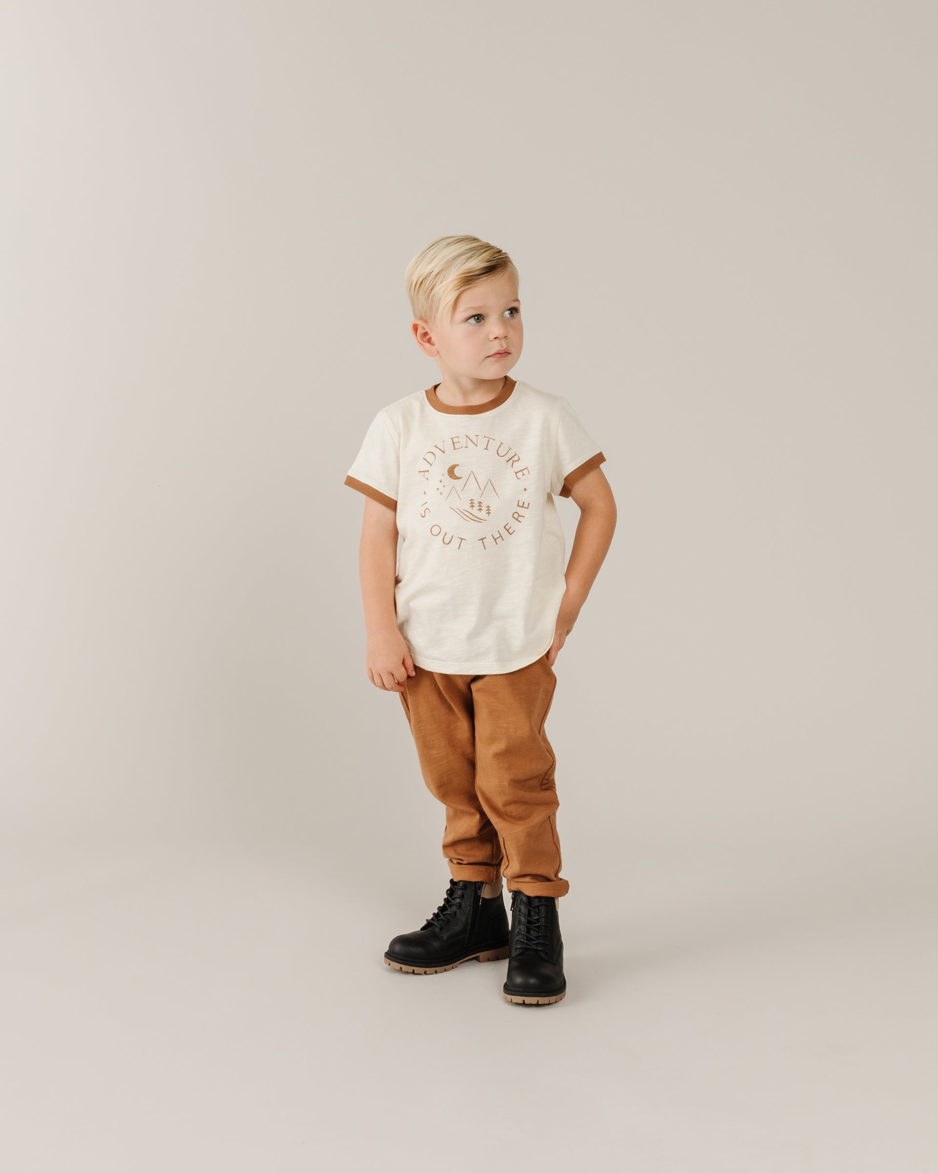 RYLEE + CRU RINGER TEE / ADVENTURE IS OUT THERE