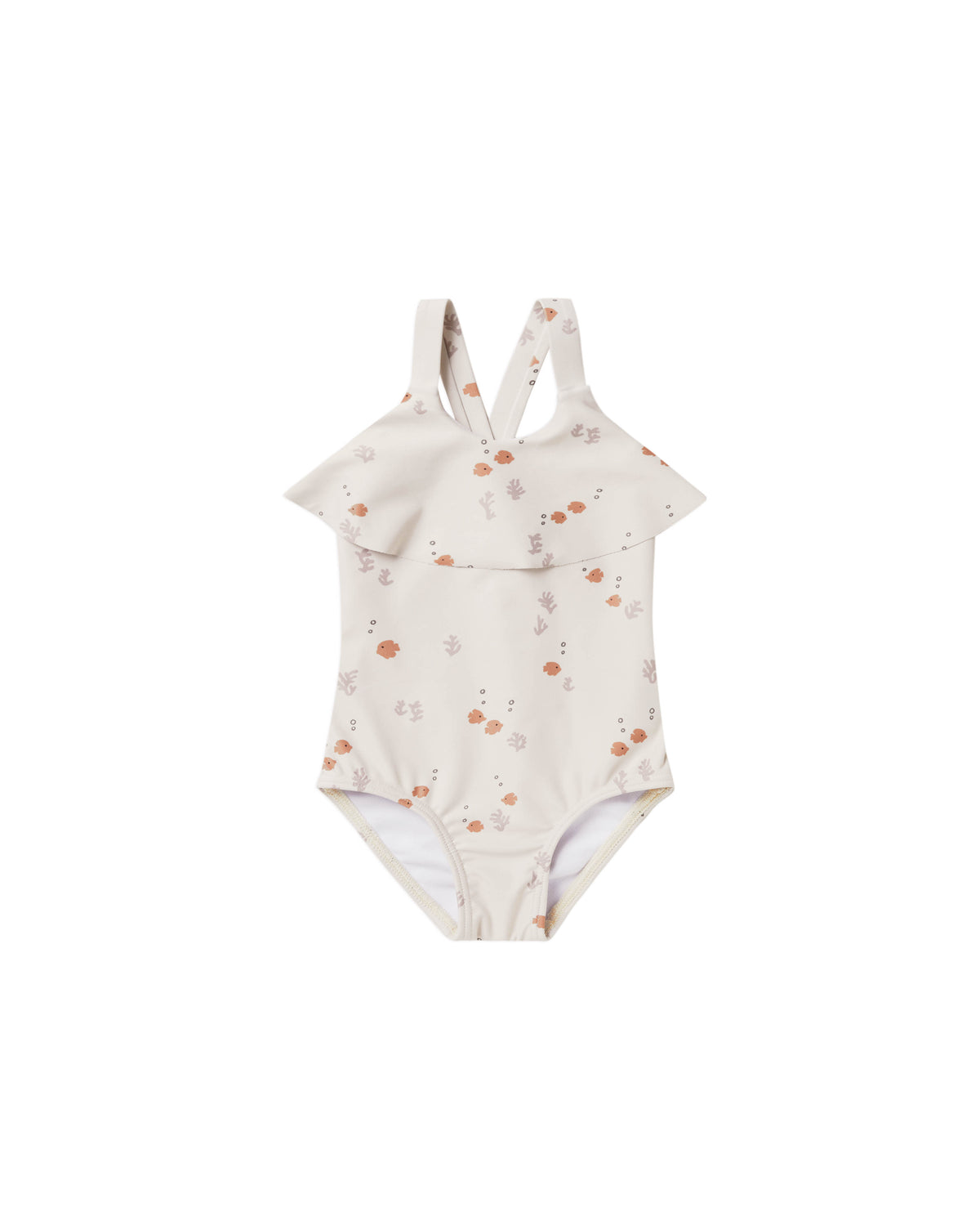 RYLEE + CRU RUFFLE ONE-PIECE / ANGELFISH
