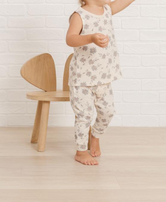 RYLEE + CRU DAISIES TANK / NATURAL