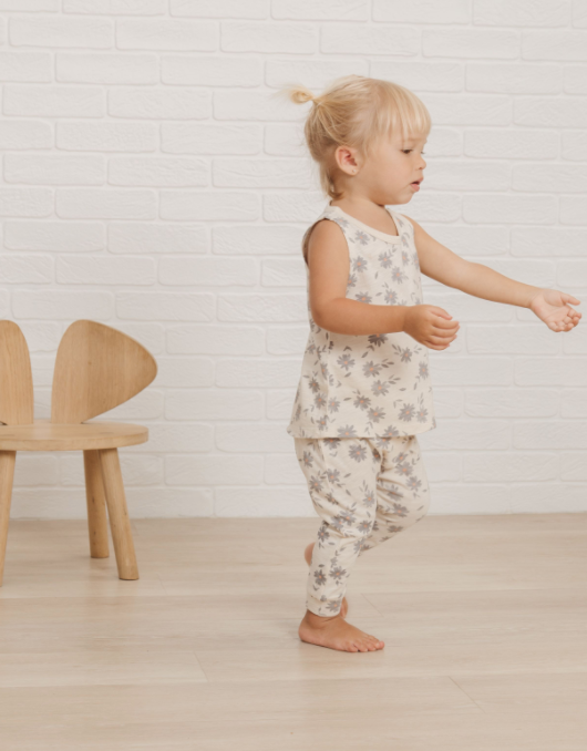 RYLEE + CRU DAISIES TANK / NATURAL