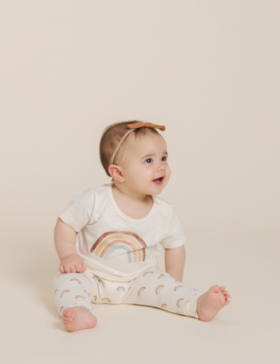RYLEE + CRU RAINBOW SLOUCH PANT / IVORY