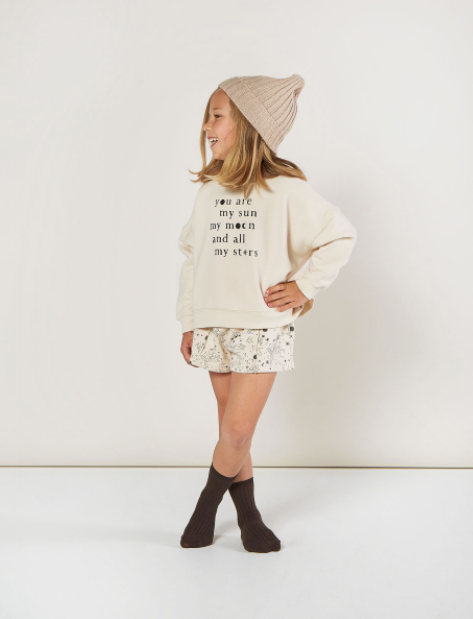 RYLEE + CRU STARDUST TRACK SHORT / NATURAL