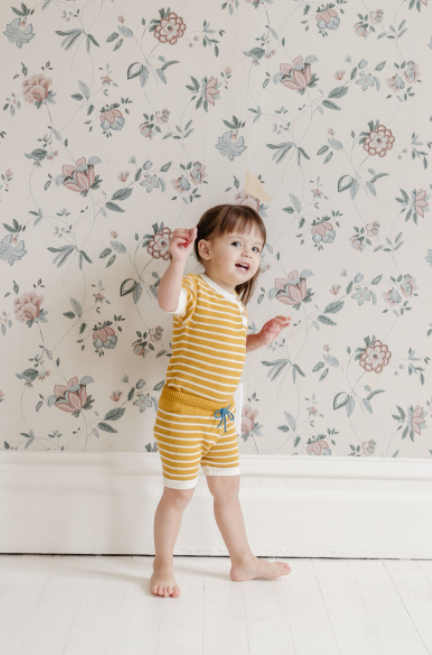 FIN &amp; VINCE ZION KNIT SHORTIES / GOLDENROD