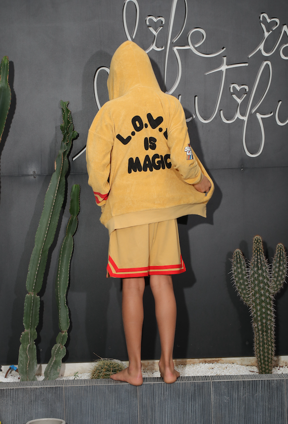 BANDY BUTTON WIDE BERMUDA SHORTS / ADLY