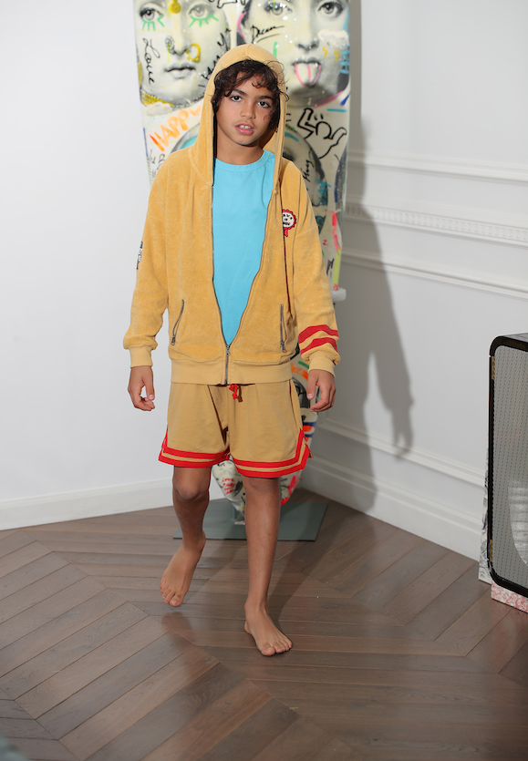 BANDY BUTTON WIDE BERMUDA SHORTS / ADLY