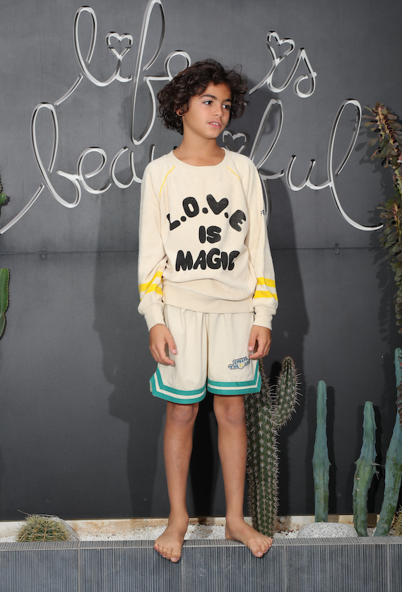 BANDY BUTTON WIDE BERMUDA SHORTS / PLYM