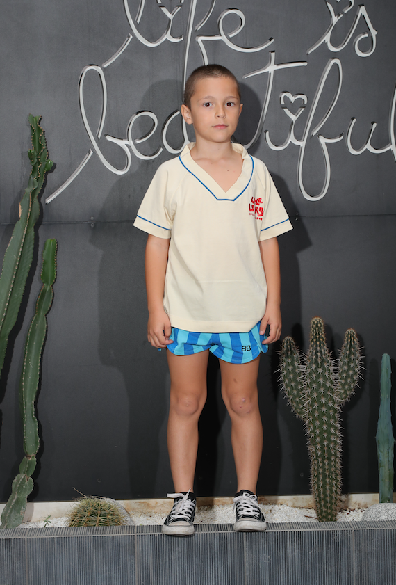 BANDY BUTTON T-SHIRT / ENCY