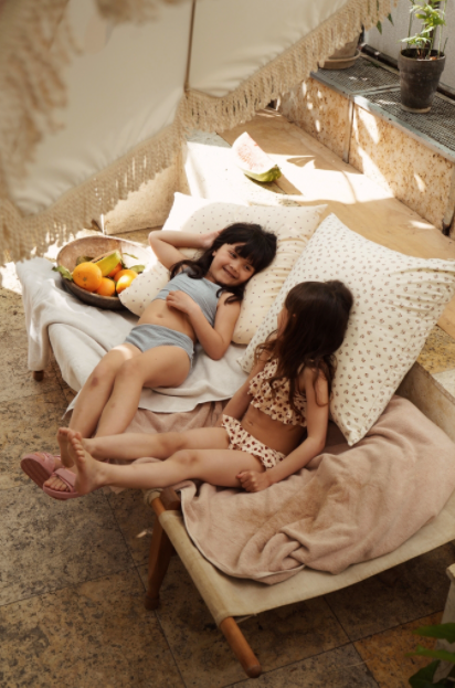 KONGES SLOJD MARIGOLD GIRL BIKINI / QUARRY BLUE