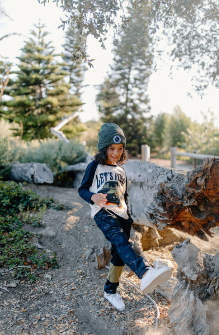TINY WHALES GOOD VIBES ARMY SWEATPANTS