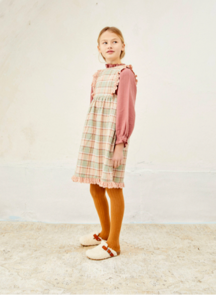 LIILU IDA APRON DRESS / CHECK