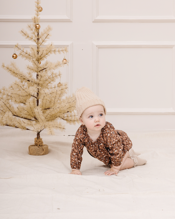 RYLEE + CRU BUBBLE ROMPER / WINTER GARDEN