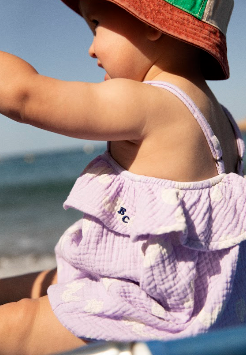 BOBO CHOSES WAVES ALL OVER ROMPER / BABY