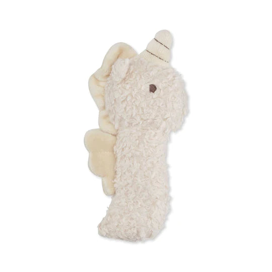 KONGES TEDDY UNICORN RATTLE / BEIGE