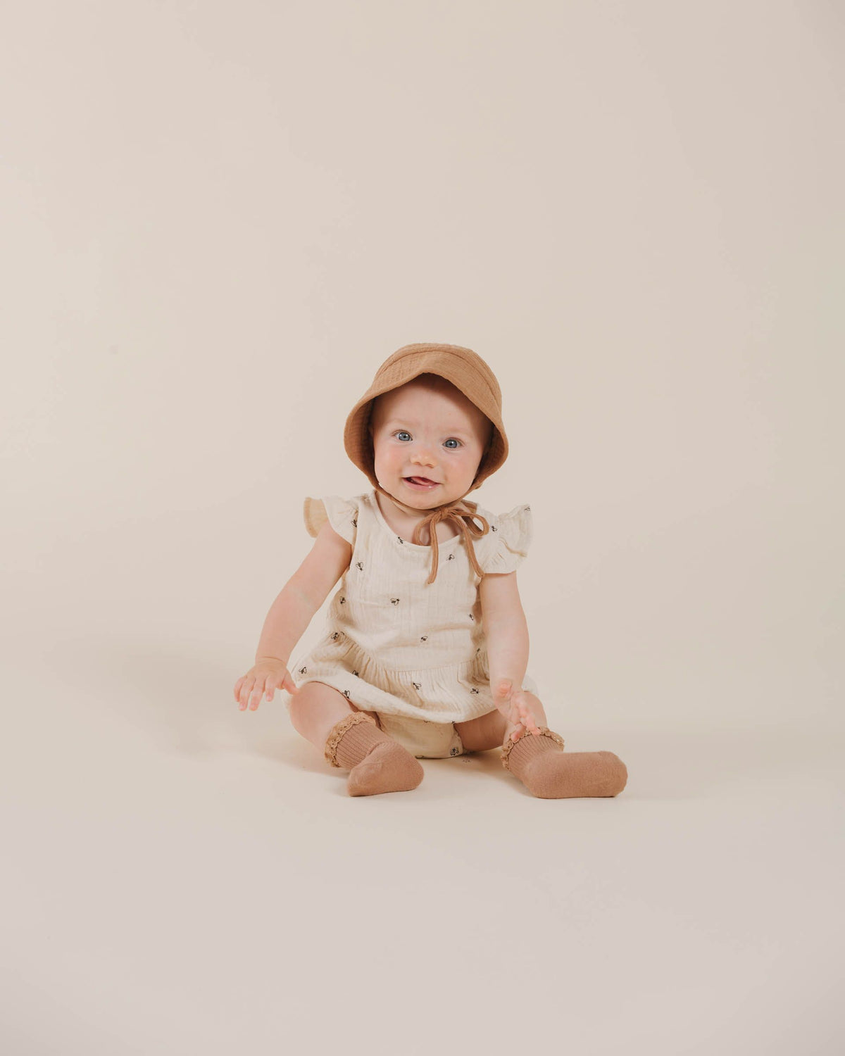 RYLEE + CRU BRIMMED BONNET / TERRACOTTA