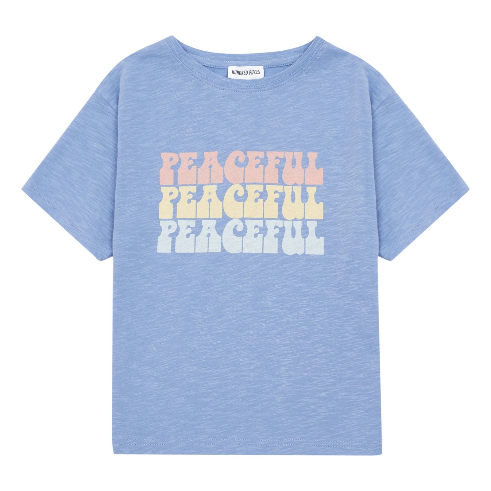 HUNDRED PIECES PEACEFUL ORGANIC COTTON TEE