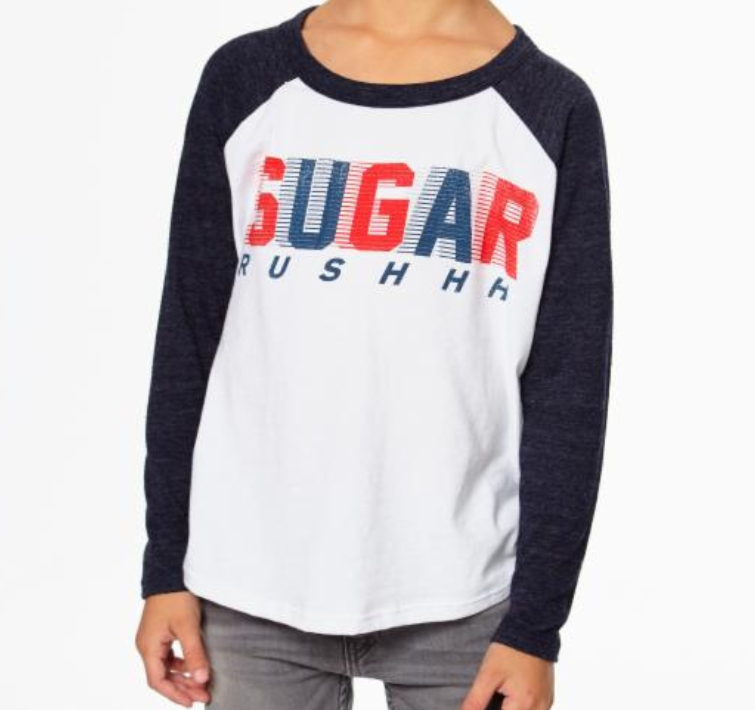 CHASER SUGAR RUSH LS RAGLAN T-SHIRT