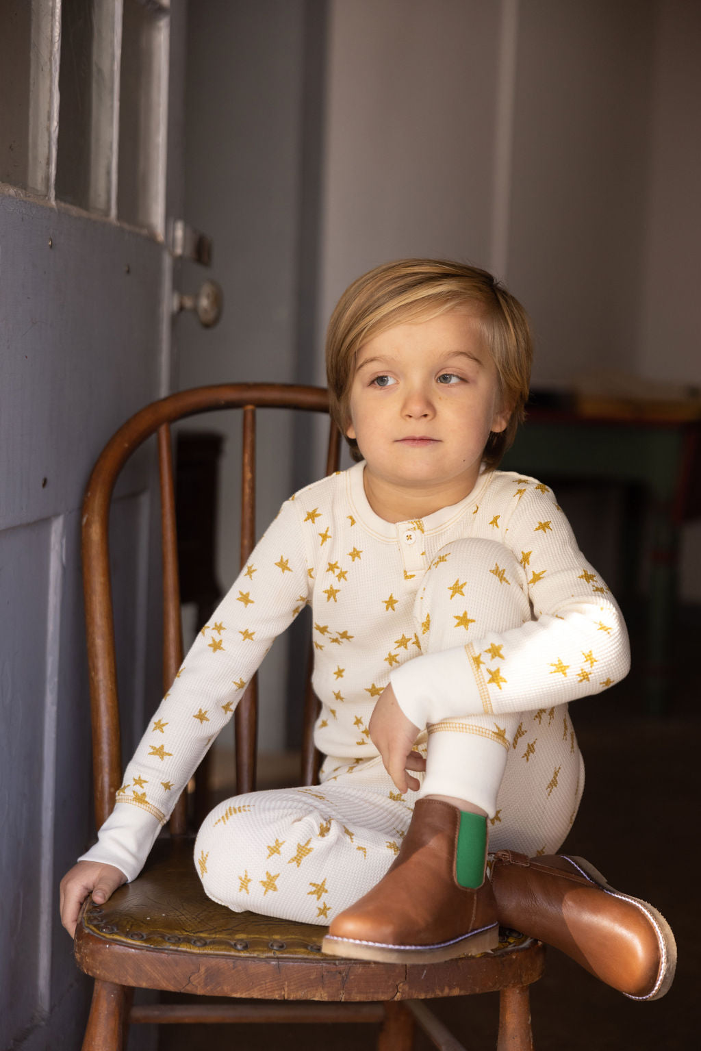 FIN &amp; VINCE WAFFLE HOME PANT / STARRY SKY