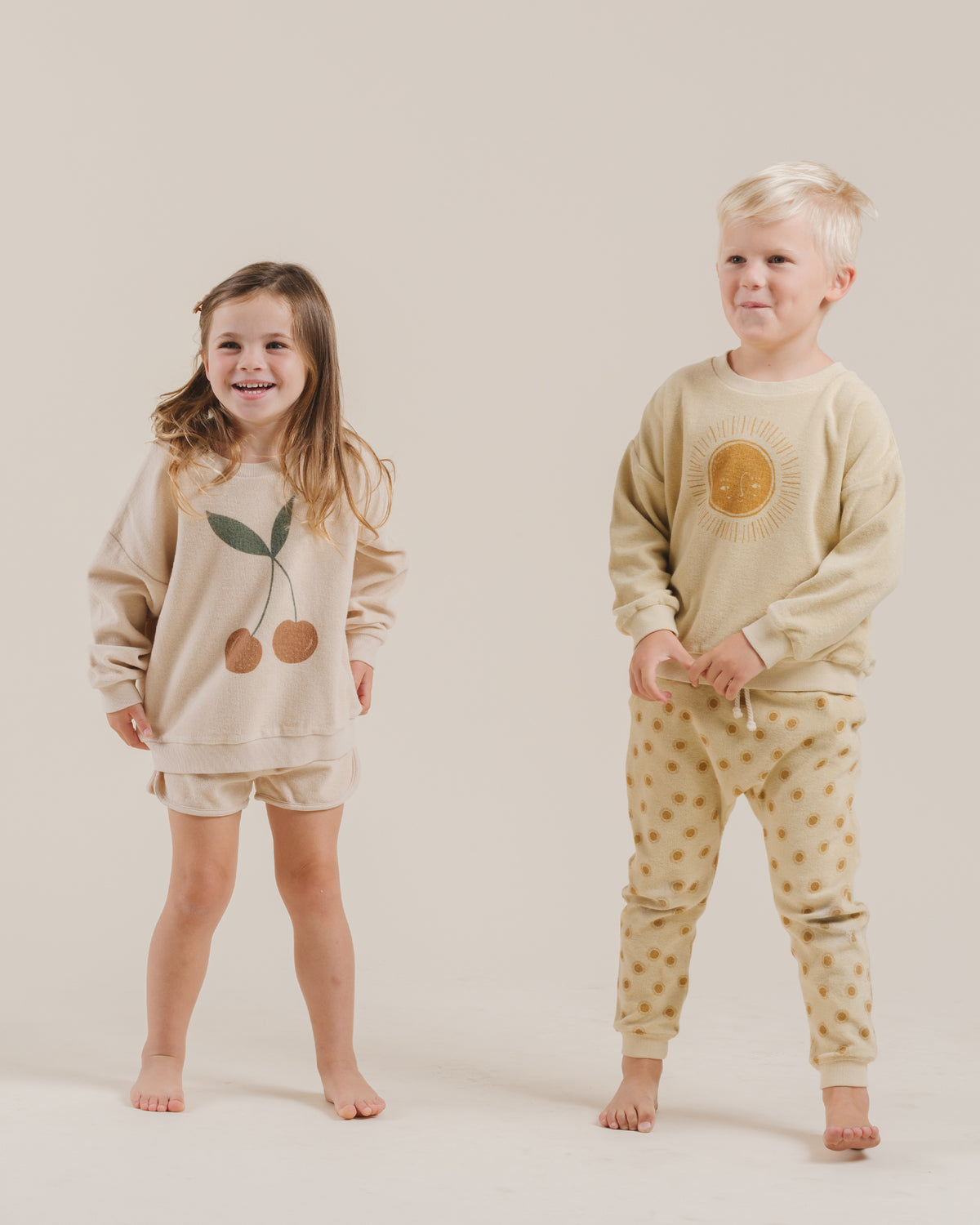 RYLEE + CRU TERRY CREWNECK / SUN