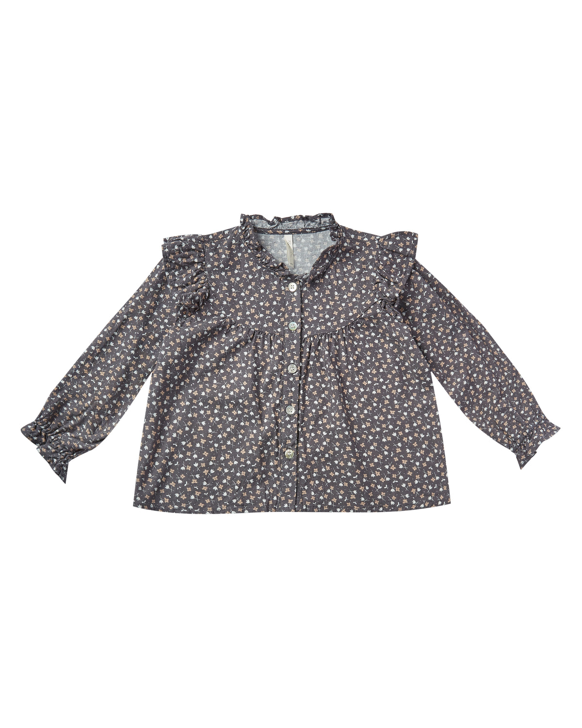 RYLEE + CRU DITSY ROONY BLOUSE / WASHED INDIGO