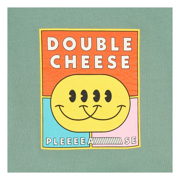 HUNDRED PIECES double cheese Sweatshirt / sage