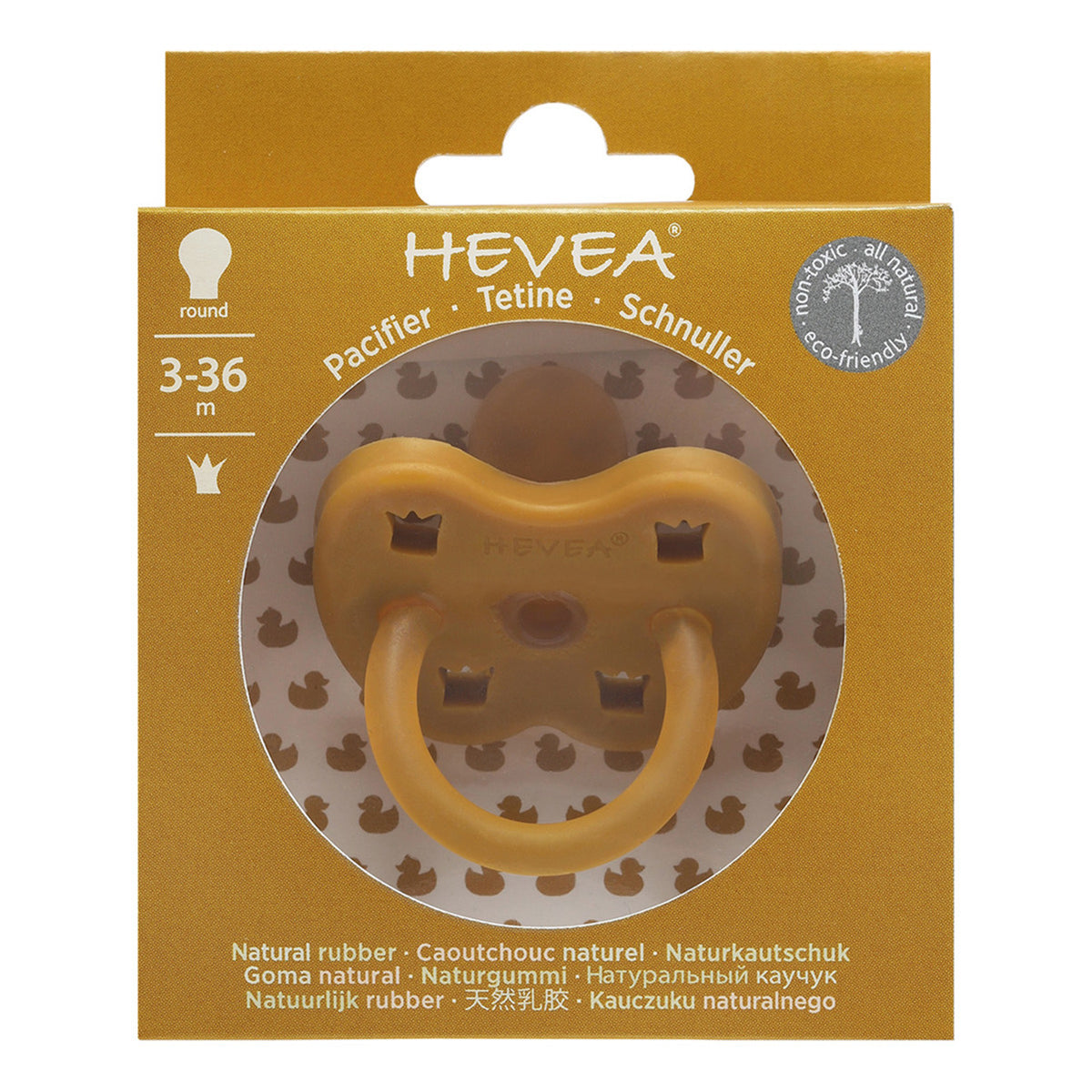 HEVEA PACIFIER / TUMERIC