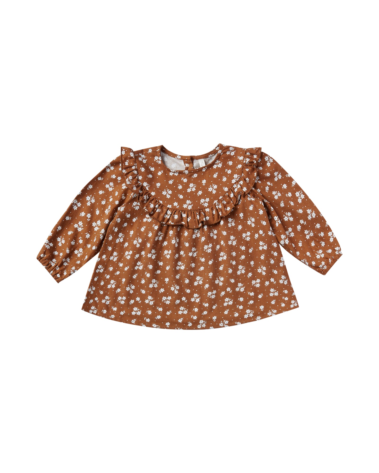 RYLEE + CRU DITSY VICTORIA BLOUSE / CINNAMON